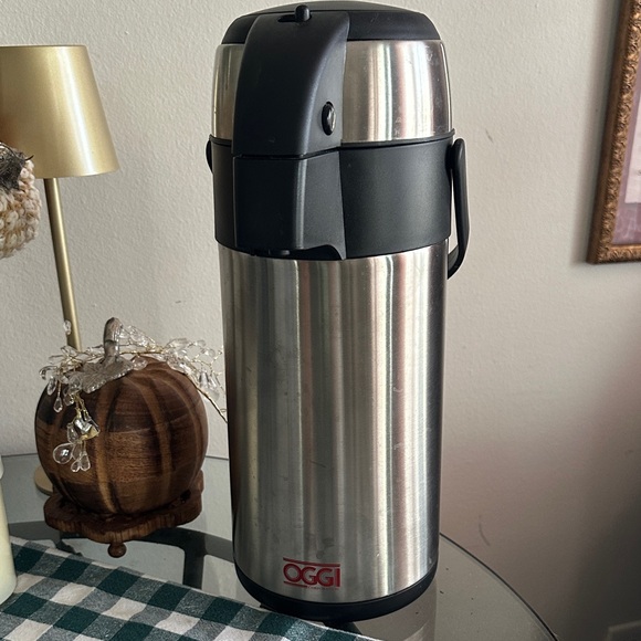 Oggi Other - Oggi Stainless Steel Thermos with Black Accents